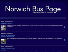 Tablet Screenshot of norwichbuspage.com